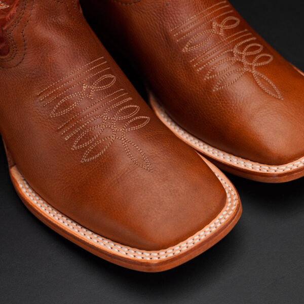 Cognac Bullhide – Square Toe - Image 3