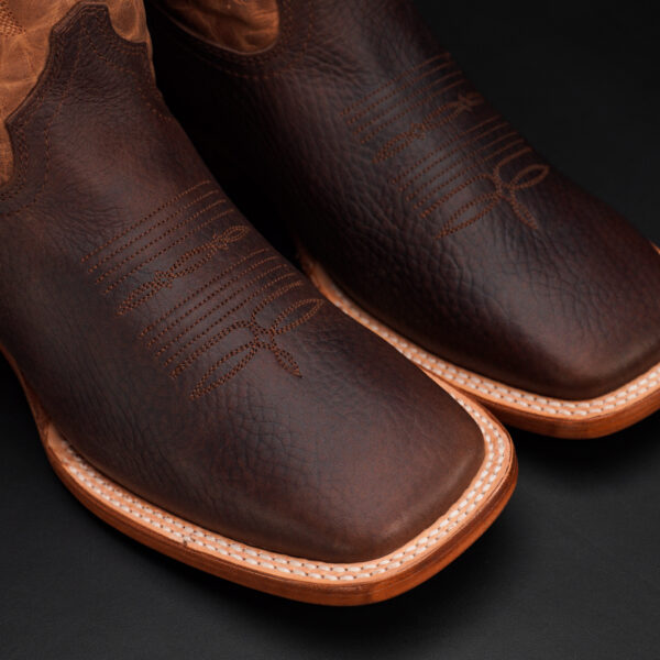 Brown Bullhide – Square Toe - Image 3