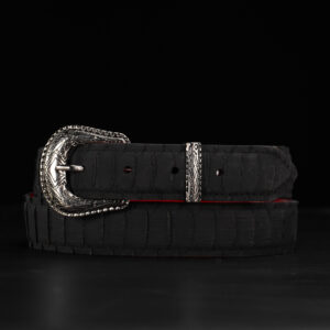 Kid’s Black Python Belt