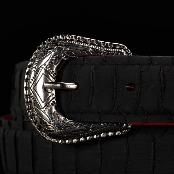 Kid’s Black Python Belt - Image 2