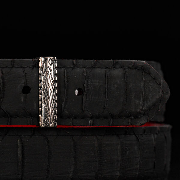 Kid’s Black Python Belt - Image 3