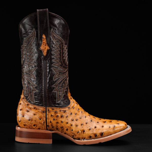 Honey Ostrich – Square Toe - Image 2