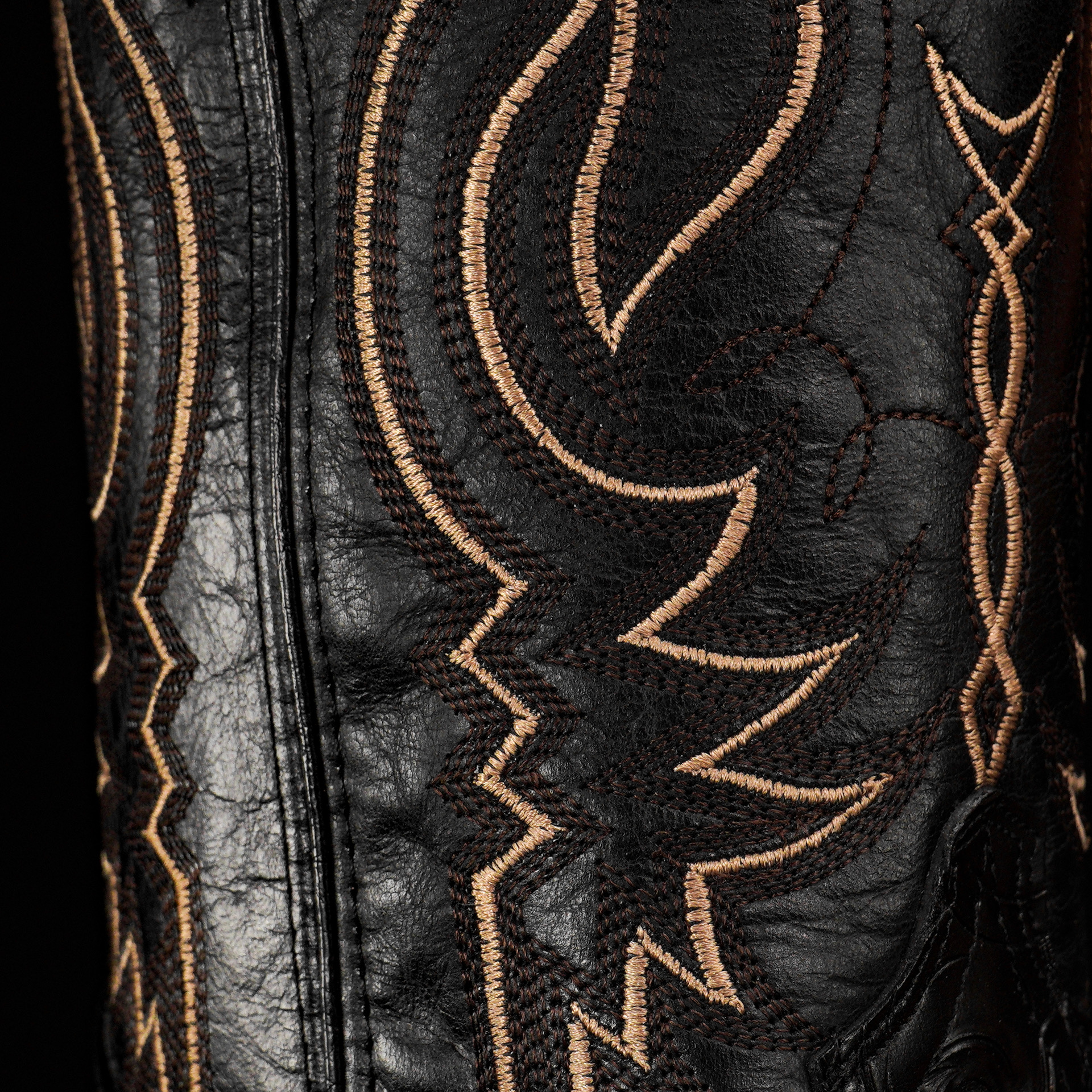 "The Dead Man’s Hand" Black/Tan Safari – Square Toe - Image 2