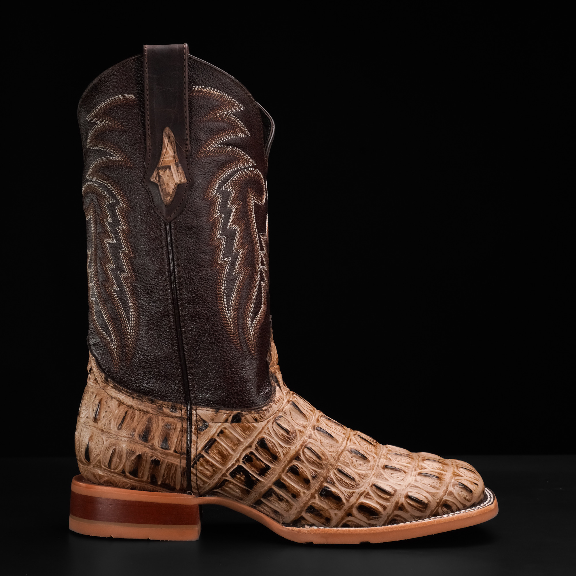 Orix Inverted Caiman Tail - Square Toe - Image 2