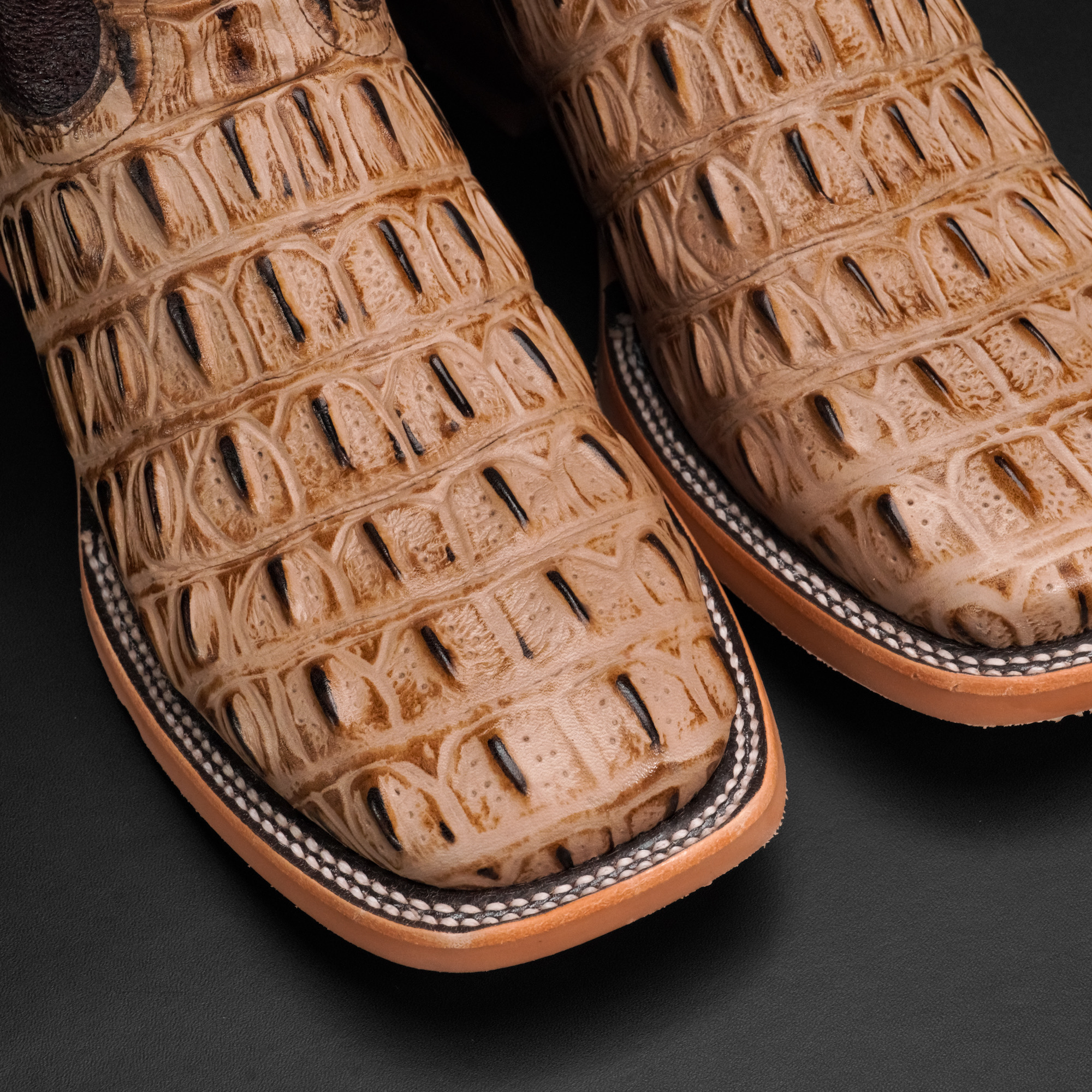 Orix Inverted Caiman Tail - Square Toe - Image 3