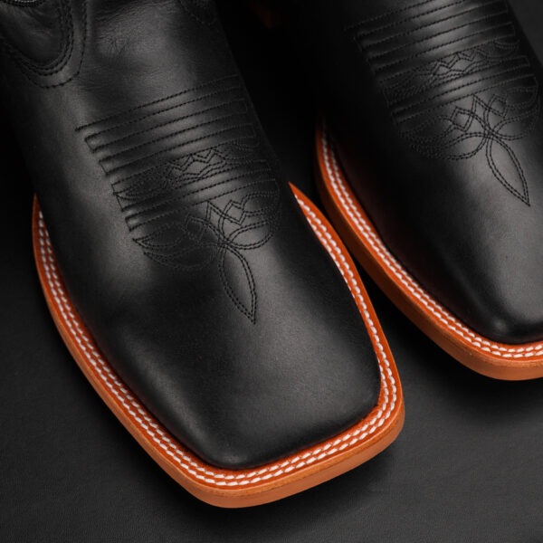 Black Cowhide – Square Toe - Image 4