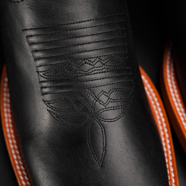 Black Cowhide – Square Toe - Image 5