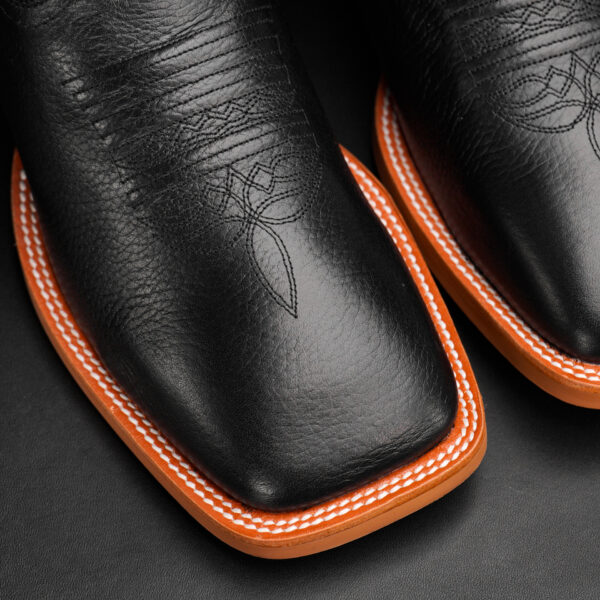 Black Bull Neck - Square Toe - Image 4