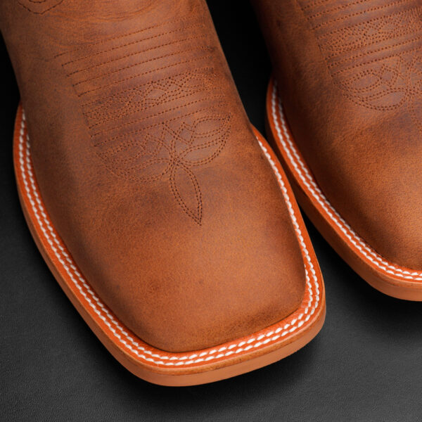 Tan Cowhide – Square Toe - Image 4