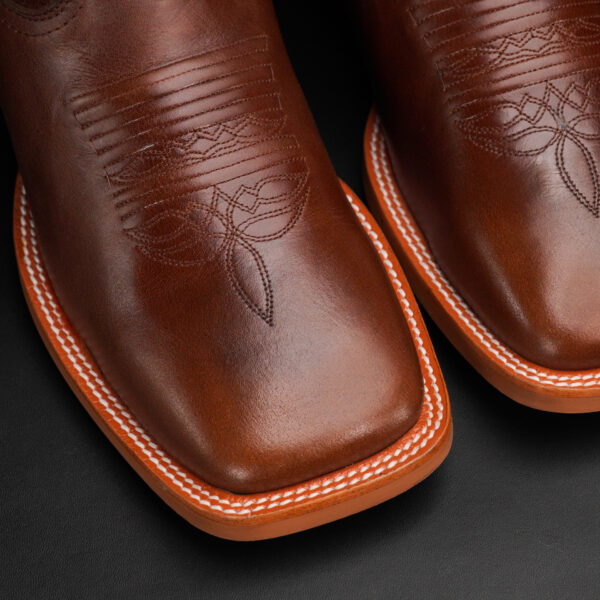 Cognac Cowhide – Square Toe - Image 4
