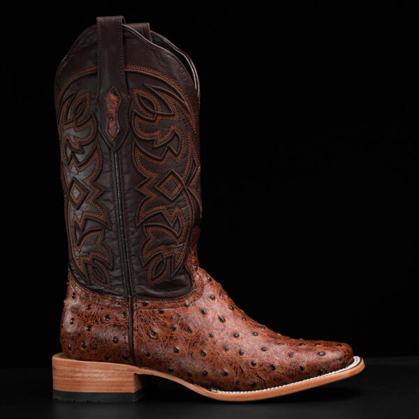Cognac Ostrich – Square Toe - Image 2