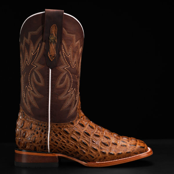 Honey Caiman Horn Back- Square Toe - Image 2