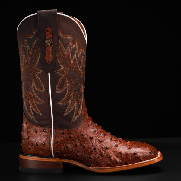 Cognac Ostrich – Square Toe - Image 2