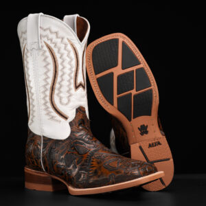 "The Dead Man’s Hand" Tan Safari – Square Toe