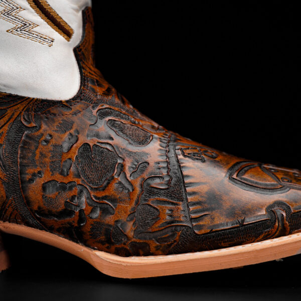 "The Dead Man’s Hand" Tan Safari – Square Toe - Image 3