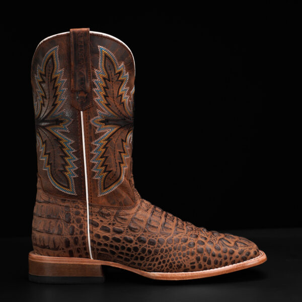 Matte Honey Caiman Neck – Square Toe - Image 2