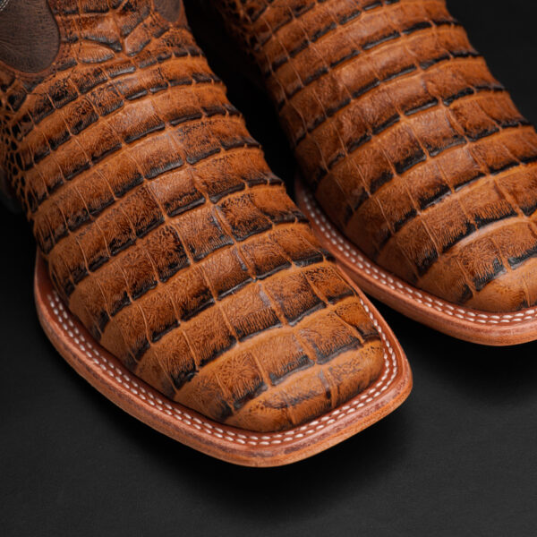 Honey Caiman Belly – Square Toe - Image 3