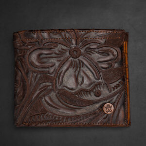 Brown Hand Tooled Wallet