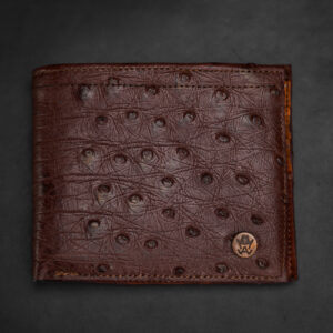 Brown Ostrich Wallet