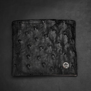 Black Ostrich Wallet