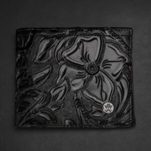 Black Hand Tooled Wallet