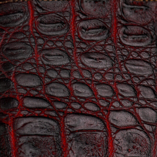 Black Cherry Caiman Wallet - Image 2
