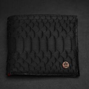 Matte Black Python Wallet