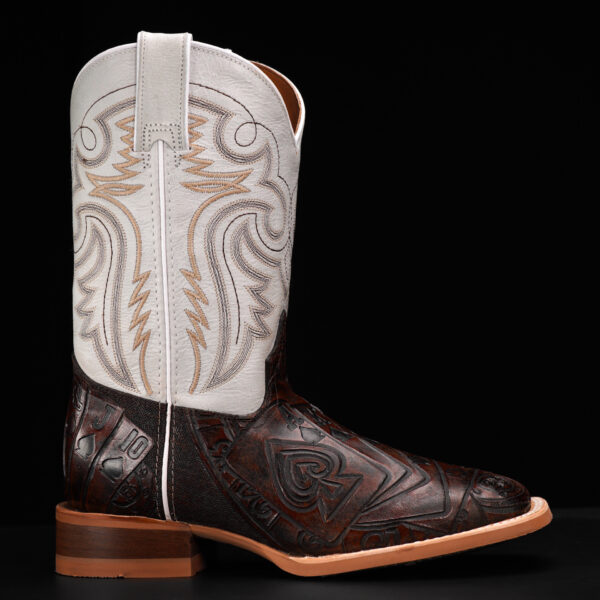 “The Gambler” Maroon – Square Toe - Image 2