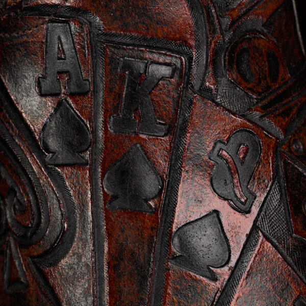 “The Gambler” Maroon – Square Toe - Image 6