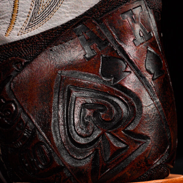 “The Gambler” Maroon – Square Toe - Image 9