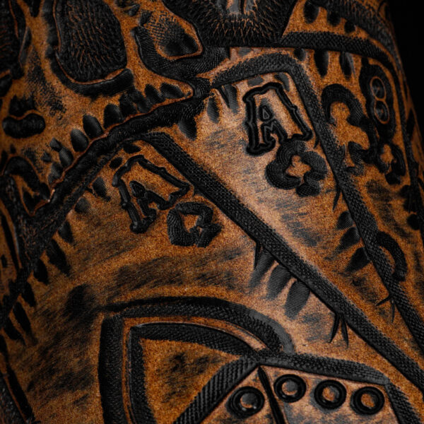 "The Dead Man’s Hand" Tan Safari – Square Toe - Image 6