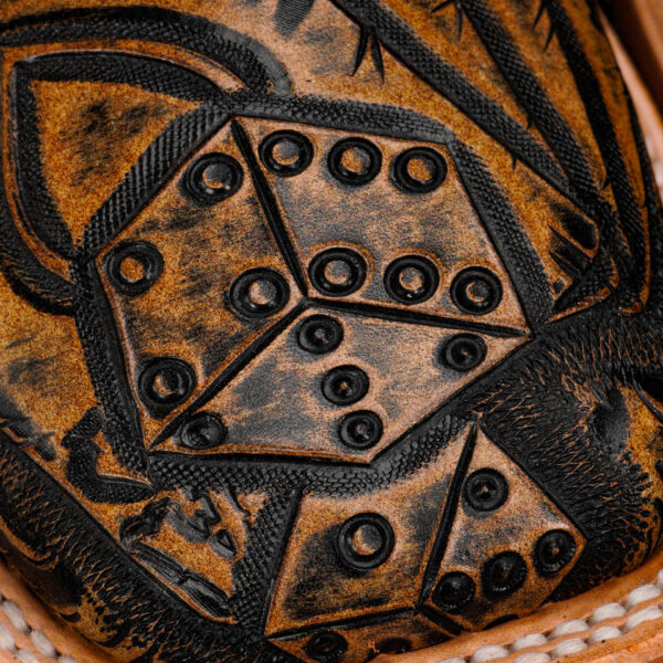 "The Dead Man’s Hand" Tan Safari – Square Toe - Image 8