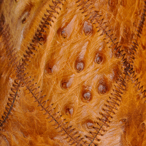 AUTHENTIC Patch Work Honey Ostrich – Square Toe - Image 4