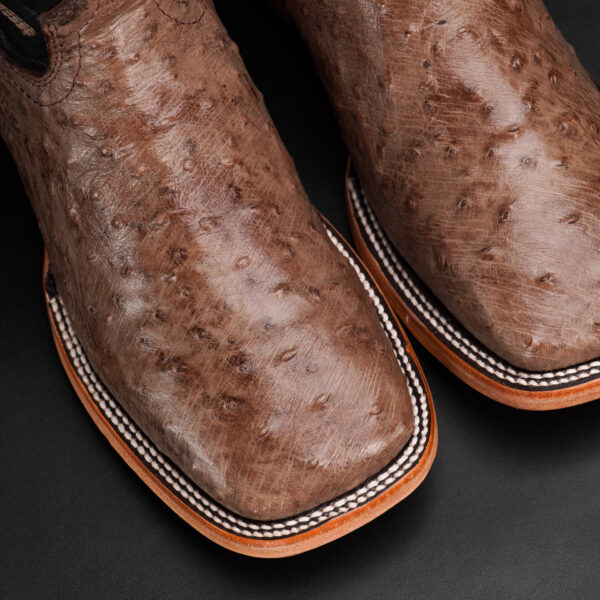 AUTHENTIC Mink Ostrich – Square Toe - Image 3