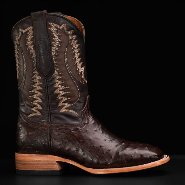 AUTHENTIC Brown Ostrich – Square Toe - Image 2