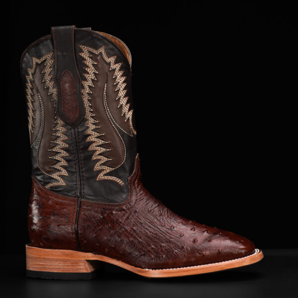 AUTHENTIC Brown Ostrich – Square Toe - Image 2