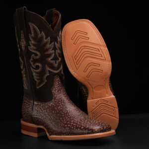Brown Bull Neck - Square Toe