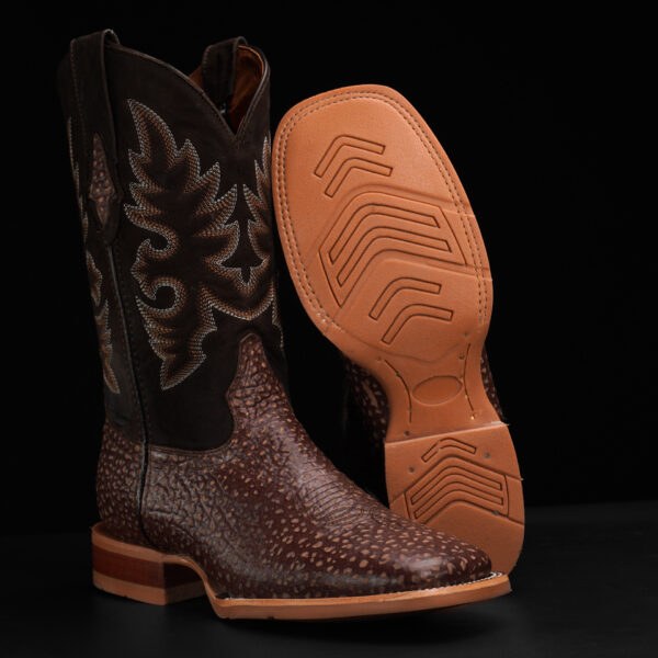 Brown Bull Neck - Square Toe