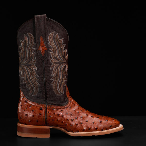 Cognac Ostrich – Square Toe - Image 2