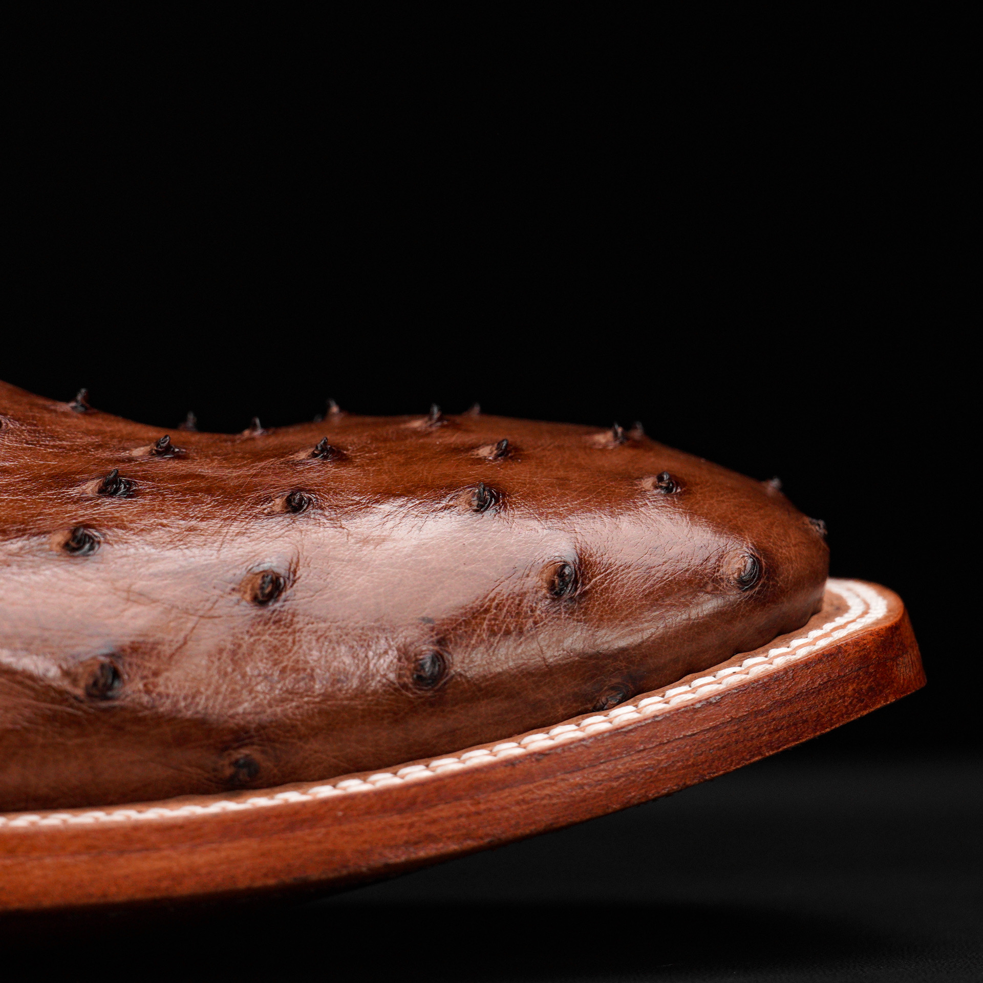 Genuine Brown Full Quill Ostrich - Square Toe (FREE Belt & Wallet) - Image 7