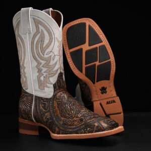 "Orgullo Mexicano" Tan Safari – Square Toe