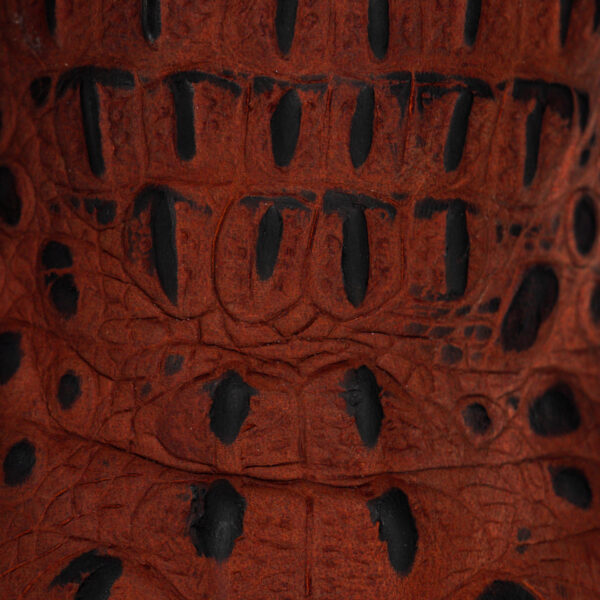 Matte Cognac Caiman Neck - Square Toe - Image 4