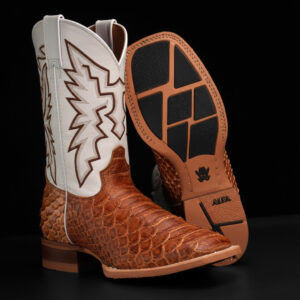 Taupe Giant Python – Square Toe