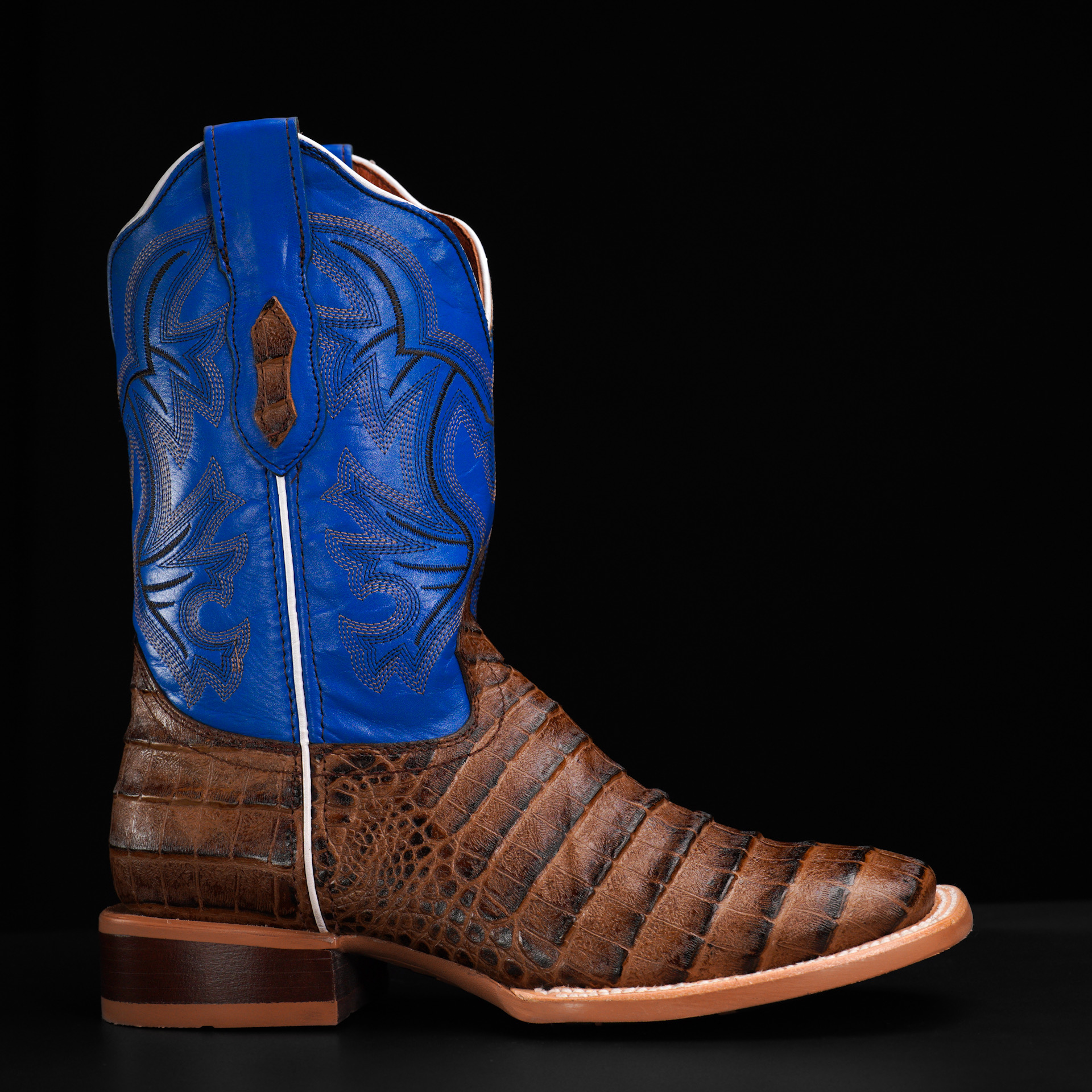 Honey Caiman Belly - Square Toe - Image 2