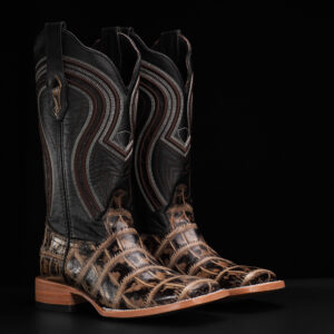 Desert Alligator Belly - Square Toe