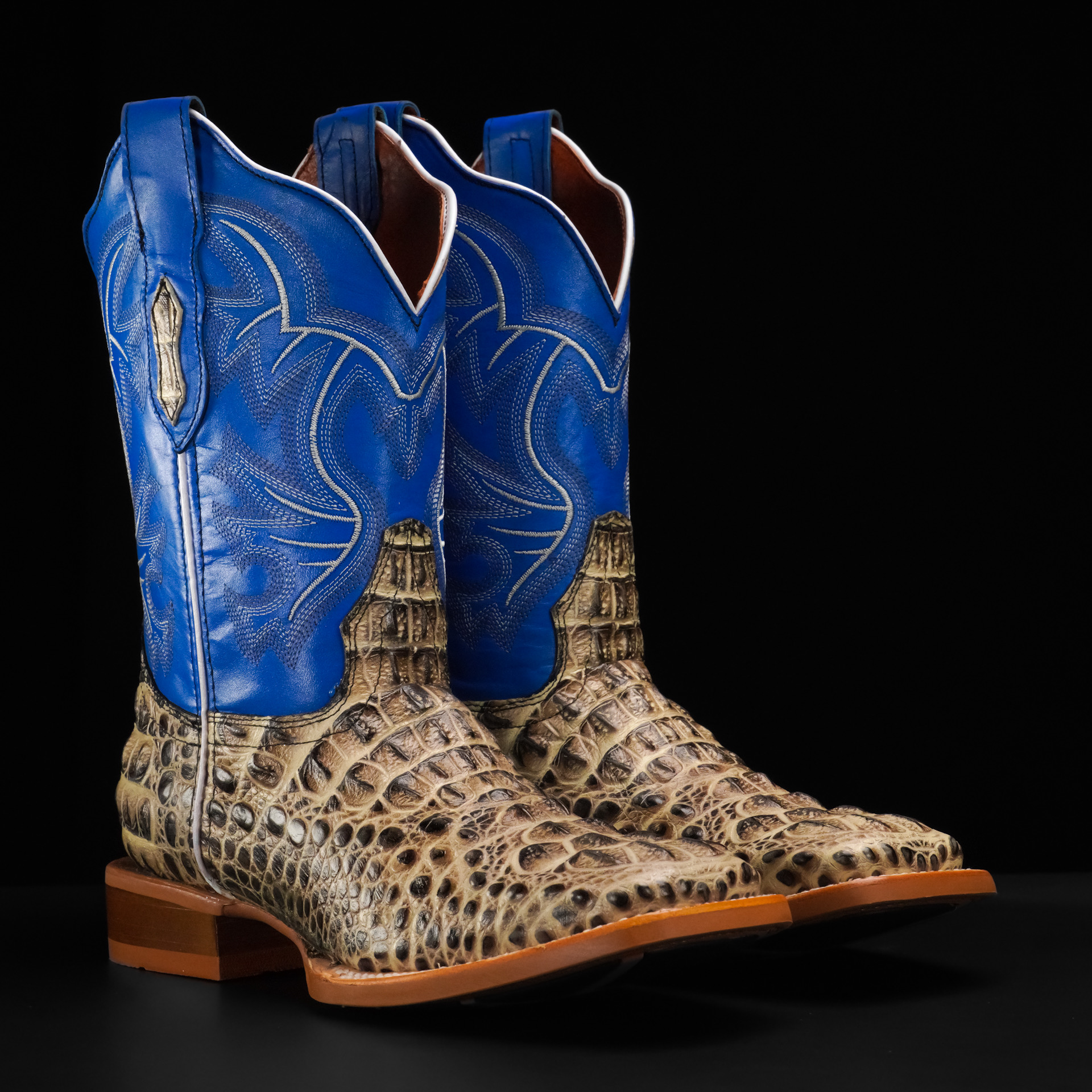 Desert Caiman Neck - Square Toe