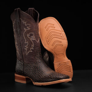 Brown Bull Neck - Square Toe