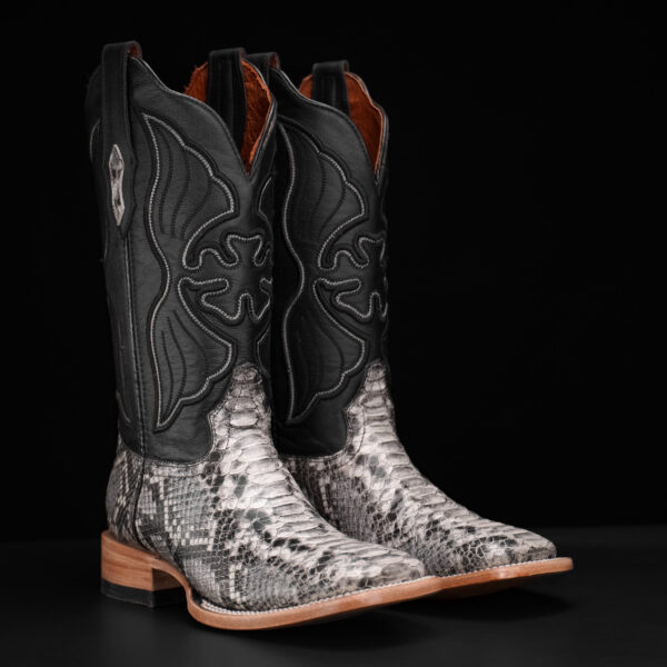 Natural Python – Square Toe - Alfa Western WearAlfa Western Wear