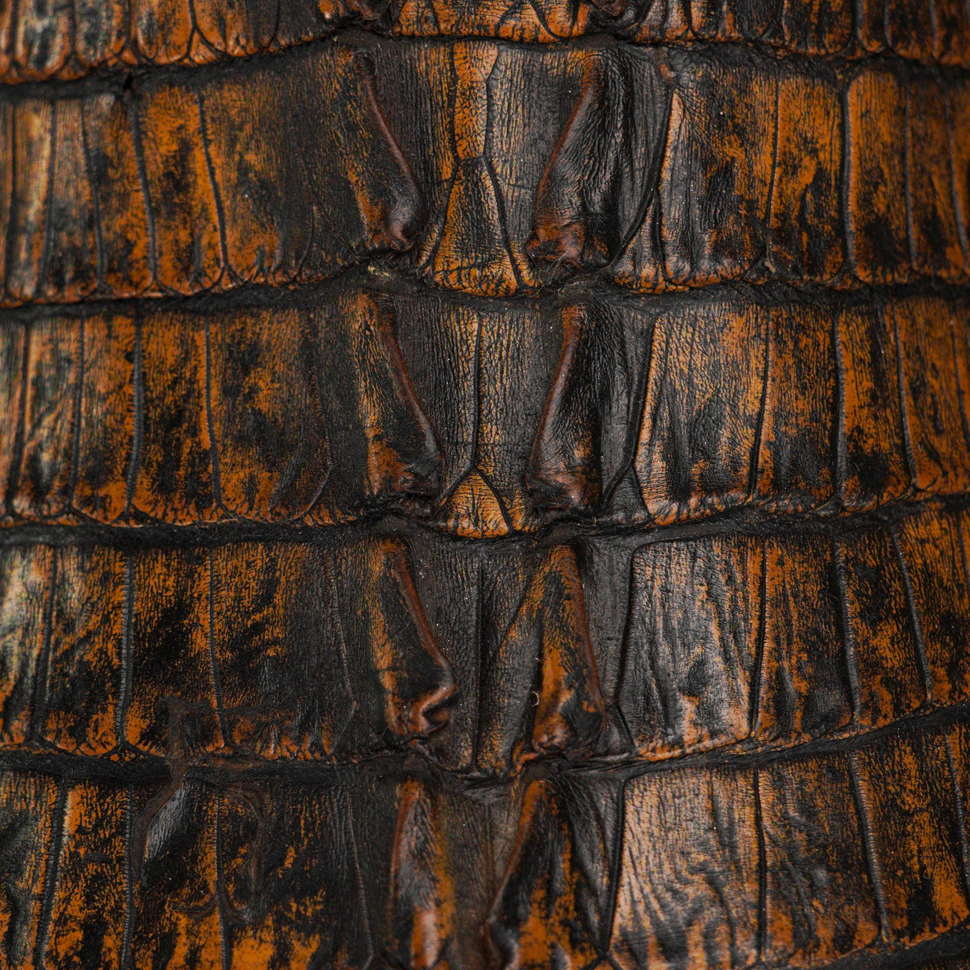 AUTHENTIC Rustic Sand Caiman Tail – Square Toe - Image 4