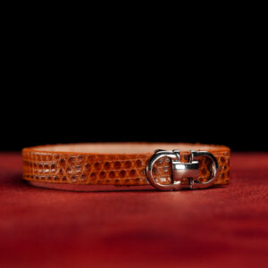 AUTHENTIC Cognac Lizard Bracelet